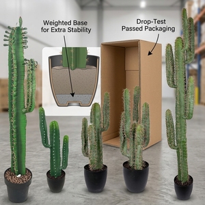 OH ARTS <span class=keywords><strong>Cactus</strong></span> Saguaro <span class=keywords><strong>Artificial</strong></span> Anti-UV, Planta de <span class=keywords><strong>Cactus</strong></span> Columnar <span class=keywords><strong>Artificial</strong></span> en Maceta para Paisajismo de Desiertos al Aire Libre y Decoración Moderna - Product Image 4