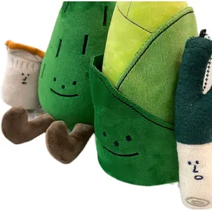 Stuffed Plush Toy Friends Of The Garden Bamboo Shoots Mushroom Onion Garlic Pine Agricultural Products Pendant Doll Gift