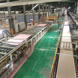 Ligne de production automatique de plâtre pour plafond Usine de gypse en poudre de <span class=keywords><strong>Paris</strong></span> avec machine à plâtrer - Product Image 1