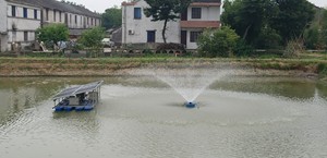 Aérateur solaire flottant, oxygénateur silencieux en acier inoxydable pour bassin de poissons et rivière, machine d'aération solaire hors réseau - Product Image 5
