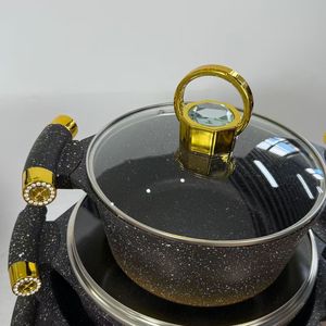 Batterie de cuisine 10 pièces en alliage d'aluminium pour la cuisine - Product Image 6