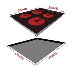 Placa de Cocción Integrada de Cerámica Europea de 4 Quemadores, Placa de Inducción Integrada de 4 Placas Sólidas - Product Image 4