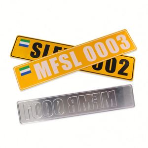 Placa de Matrícula de Aluminio Personalizada al por Mayor con Logotipo de Países, Recuerdo Turístico - Product Image 1