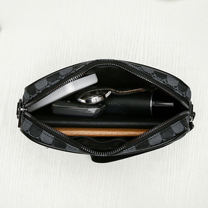 Sac <span class=keywords><strong>bandoulière</strong></span> homme en cuir PU de luxe, design tendance, avec fermeture éclair, haute qualité, prix de gros - Product Image 5