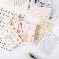 Ensemble complet de papier à lettres et d'enveloppes, motifs d'animaux mignons et délicats, papier d'écriture lisse, papeterie de couleurs pastel assorties