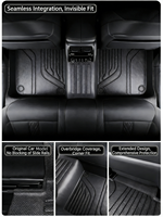Tapis de sol de voiture sur mesure de luxe, tapis de voiture toutes saisons, tapis 3D pour Kia Sonet 2025- Tpe, tapis de sol intérieur double couche