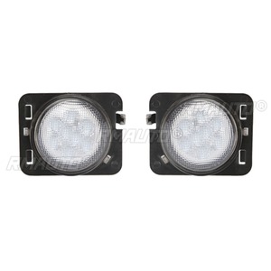 Car Wheel Brow <b>Light</b> <b>LED</b> Turn Signal for Jeep JK Wrangler 2007-2017 Body Kit Car Accessories - Product Image 4