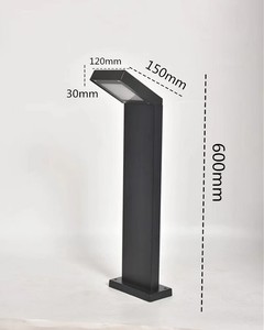 Lampada da <span class=keywords><strong>Giardino</strong></span> LED Moderna Impermeabile in Alluminio, 10W 60cm, Illuminazione per Esterni - Product Image 3