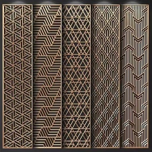 Pantalla de metal divisora de habitación móvil para pared de partición de restaurante de sala de exposición - Product Image 2