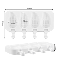 Moules à glace créatifs personnalisés Candyer, moules en silicone pour la fabrication de glaces maison, formes de fruits variées, vente en gros