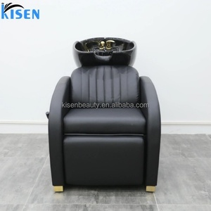 Chaise de lavage de cheveux confortable et simple pour salon de coiffure, vente directe du fabricant Kisen, idéale pour les soins capillaires. - Product Image 4