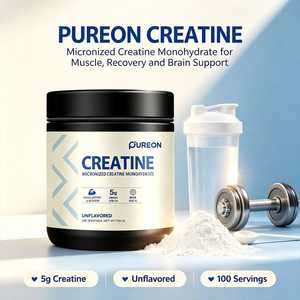 Compléments Nutritionnels <span class=keywords><strong>Optimum</strong></span> OEM, Poudre de Créatine, Pré-Entraînement, 5000 mg, Créatine Monohydrate Micronisée en Poudre, Vrac, 100 Portions - Product Image 5