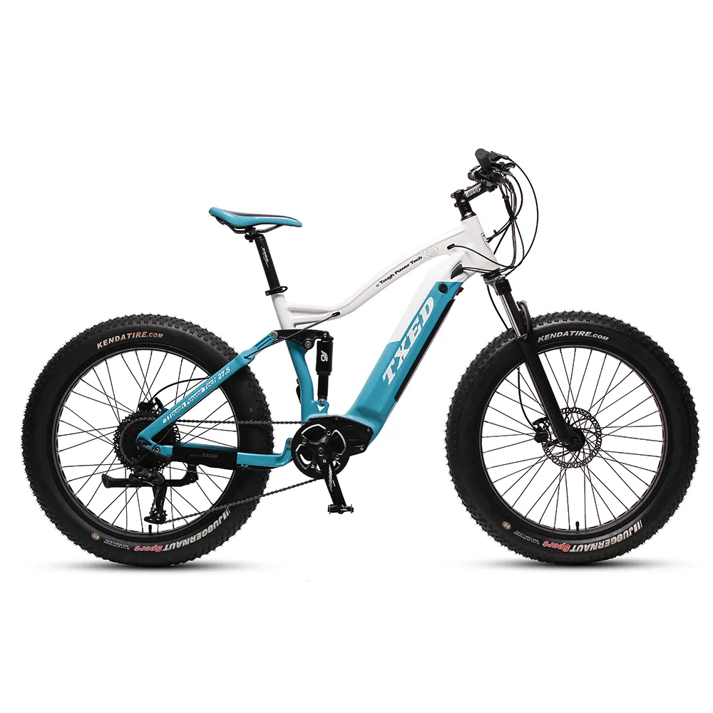 High power electric full suspension Mountain Ebike 48V electric mountain bicycle