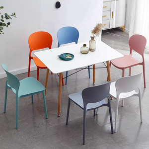Silla Moderna de Diseño Nórdico Apilable de Polipropileno Colorido para Oficina en Casa, Sala de Estar, Estilo Escandinavo, Marca Martina - Product Image 2