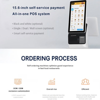 Système de terminal de point de vente, tablette Android, kiosque de commande automatique, caisse enregistreuse de restaurant, machine de point de vente, accepteur de monnaie, kiosque