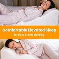 Coussin de soutien ergonomique, réglable, lavable, multifonctionnel, triangulaire, orthopédique, cervical, lombaire, pour la lecture et le sommeil