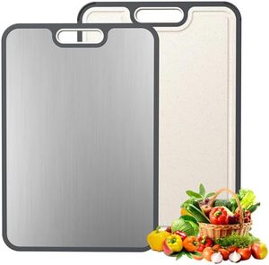 Tabla de Cortar de Titanio Puro de Alta Calidad, Doble Cara, Resistente a Rayones, Higiénica y Duradera, Apta para Lavavajillas - Product Image 1