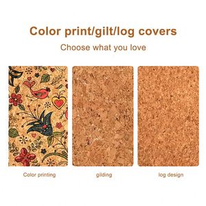 Cork Cover Eco Customizable Full Printing Pen Recyclable Notebook Promotion Gift A5 <b>A6</b> A7 With Custom Logo - Product Image 2