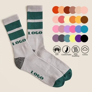 Custom Cotton Men's Business <b>Socks</b> Dress <b>Socks</b> <b>Breathable</b> Comfortable for Daily Wear Formal Occasions Wholesale - Product Image 1