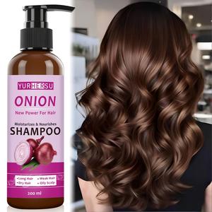YURHERSU soğan şampuan yumuşatma güçlendirir Anti saç dökülmesi soğan şampuan kremi seti - Product Image 2