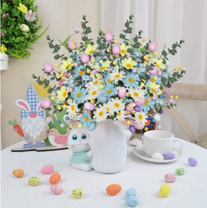 DAMAI - Decoración de Pascua al por Mayor, Huevos de Espuma, Bayas Artificiales, Adornos Florales Perlados para Arreglos Florales, Decoración de Ramos para Fiestas de Primavera - Product Image 1