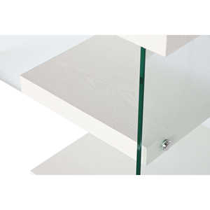 ESCRITORIO con MDF y VIDRIO TEMPLADO 120X50X76 BLANCO - Product Image 5