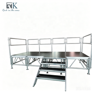 Aluminum <b>Stage</b> with Staircase and Guradrail/Mobile Concert <b>Stage</b>/Portable <b>Stage</b> <b>Platform</b> - Product Image 1