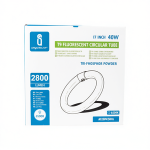 Nuevo Tubo Circular Fluorescente T9 de 17 Pulgadas, 40W, 2800 Lúmenes, 6500K, Trifósforo, AC230V, 50Hz, España - Product Image 2