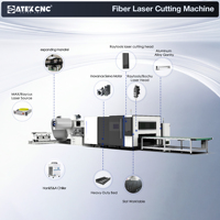 Ligne de découpe laser du fabricant d'origine pour bobines d'acier avec mécanisme de positionnement pour plaques à brides