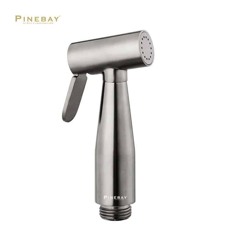 PINEBAY高品質バスルームクリーニングビデシャワー真鍮ハンドヘルド洗濯ビデ噴霧器女性のための調整可能な圧力シャッター