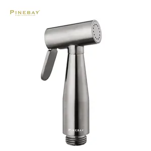 PINEBAY High Quality Bathroom Cleaning Bidet Shower Brass Handheld Washing Bidet Sprayer Adjustable Pressure Shattaf For Woman