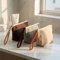 Sac de maquillage promotionnel personnalisé avec logo, en toile, cadeau d'entreprise, offert avec l'achat, sac de beauté, commande en gros pour événements, direct usine