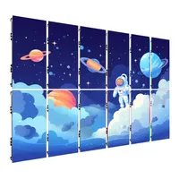 Écran LED SMD couleur pleine P391 pour extérieur, mur vidéo étanche, écran publicitaire lumineux HD RGB, 50*100cm