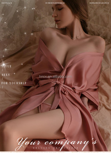 CX 0848 ensemble <span class=keywords><strong>de</strong></span> pyjamas d'été pour femmes lit Sexy amusant émotionnel jetable <span class=keywords><strong>bas</strong></span> noirs sous-vêtements Soulful Robe avec abstinence - Product Image 6