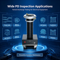Detector de Descargas Parciales de Ultra Baja Frecuencia con Procesamiento de Señales por IA, Generación Automática de Informes, Instrumento de Prueba de PD