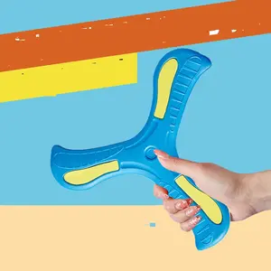 Bumerangue de retorno para crianças e adultos, brinquedo macio e seguro para uso ao ar livre e dentro de casa, bumerangue para jogos esportivos, iniciantes
