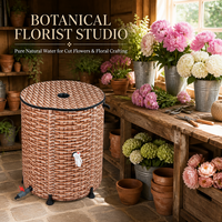 Collecteur d'eau de pluie de jardin en PVC 50L, sac de stockage d'eau léger et portable pour l'irrigation