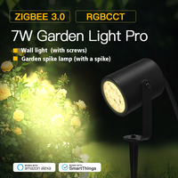 2023 nuevo Gledopto RGB Zigbee Spike Light compatible con Google Home RF luz de pared Zigbee controlada por voz luz inteligente para exteriores