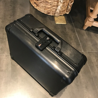 Valise de transport rigide en aluminium sur roulettes personnalisée pour équipement, mallette de transport d'instruments en aluminium durable avec mousse