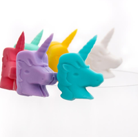 10yds — marqueurs à boire en forme de licorne, 6 pièces, étiquettes de charme pour verre de vin, pour les fêtes Bar, en Silicone