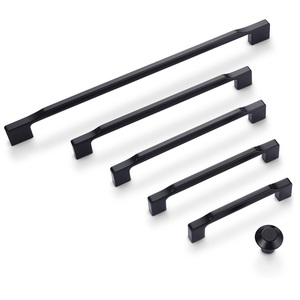 Nhà máy OEM bán buôn Hợp kim kẽm xử lý đồ nội thất đẩy kéo cửa xử lý cho tủ phòng tắm tủ quần áo hiện đại - Product Image 3