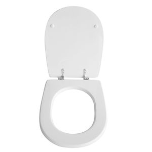 Vase WC Pozzi Ginori Selnova3 à dégagement rapide et fermeture douce, options modernes européennes en bois, bambou, résine uréique ou plastique pour salle de bain - Product Image 3