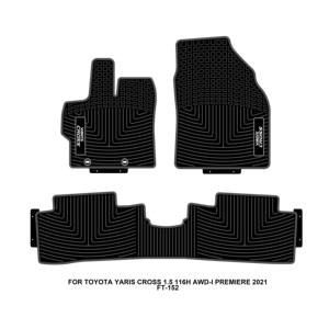 Accesorio <span class=keywords><strong>Interior</strong></span> <span class=keywords><strong>TOYOTA</strong></span>, alfombrilla de maletero de látex 2D resistente al agua y duradera apta para <span class=keywords><strong>TOYOTA</strong></span> <span class=keywords><strong>YARIS</strong></span> <span class=keywords><strong>CROSS</strong></span> 1,5 116H 2017 PREMIERE 2021 - Product Image 2