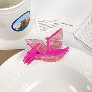 Vente en gros de griffes en poils d'animaux mignons et bruns, griffe de <span class=keywords><strong>dinosaure</strong></span> à cheveux plats, douce et élégante griffe de cheveux en acrylique pour femmes - Product Image 6