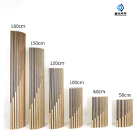 Piège à basses acoustiques en bois au design moderne personnalisé Piège à basse fréquence Diffuseur de son Studio de musique Salle de karaoké Home Bar
