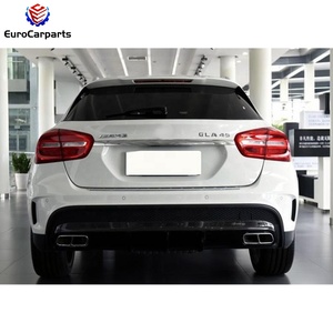 Kit carrozzeria per la classe <span class=keywords><strong>GLA</strong></span> <span class=keywords><strong>X156</strong></span> 2015-2019 anno di aggiornamento a materiale GLA45 PP accessori auto auto sintonizzazione parti paraurti per auto griglia - Product Image 4