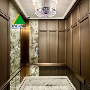 Ascensor de Pasajeros Hyundai Moderno con Accionamiento por Aire Acondicionado, Elevador Comercial Fuji con Máquina de Tracción sin Engranajes de 630 kg para Edificios de 4 Pisos - Product Image 1