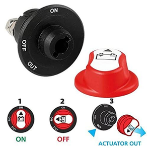 Interruttore <span class=keywords><strong>Staccabatteria</strong></span> ON-OFF-OUT 32V DC 100A per Auto, Barca, Fuoristrada, Camion, Camper - Product Image 4