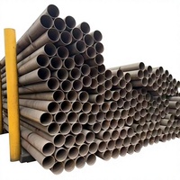 Tubo de Acero Redondo Sin Costura Laminado en Caliente para Uso en Construcción, para Andamios de Construcción