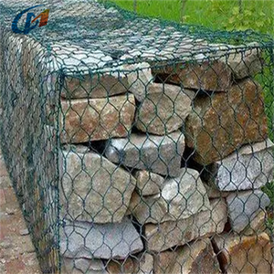 批发价格2m x 1m x 1m热镀锌石笼篮镀锌丝网石笼盒钢金属笼出售 - Product Image 3